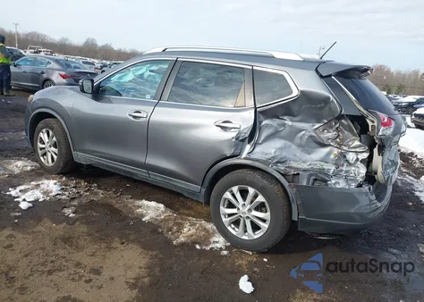 2015 Nissan Rogue Sv z USA, uszkodzony, nr VIN KNMAT2MV7FP584409